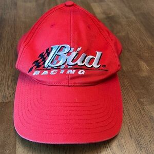 BUD RACING RED HAT by spike sports. SnapBack